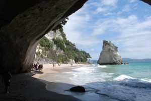 Mautohe Cathedral Cove closed due to storm 