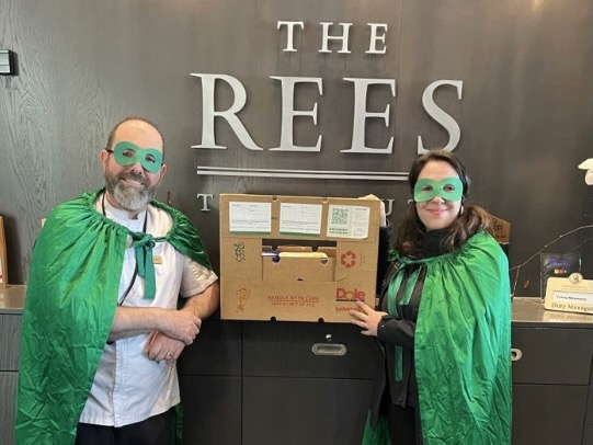 The Rees joins food recovery programme