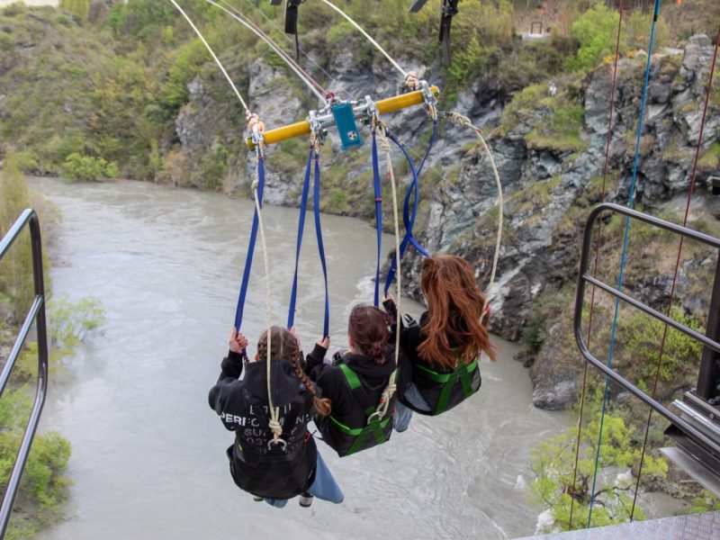 AJHBNZ launches South Island’s first 3-person adventure swing
