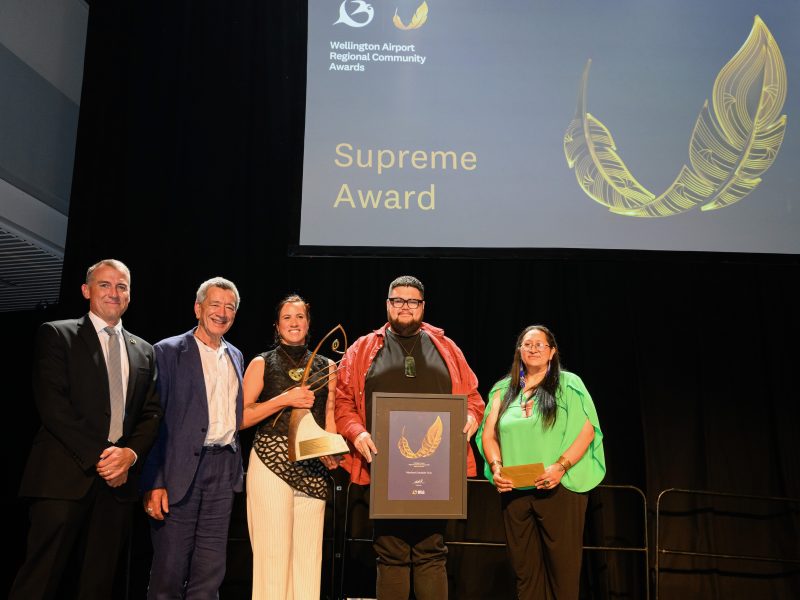 Trust takes top gong at Wellington Airport awards