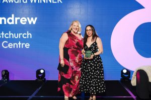 Te Pae celebrates win at The Bizzies