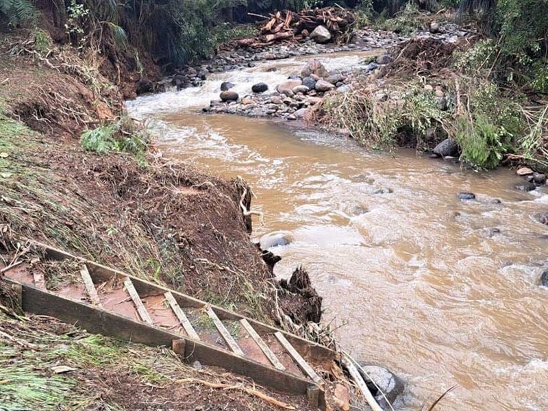 DOC closes storm-damaged tracks for assessment, repairs