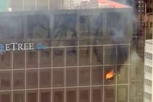 DoubleTree by Hilton development evacuated after fire