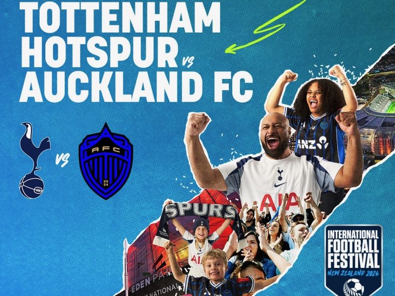 Record footy crowd at Eden Park for Spurs clash