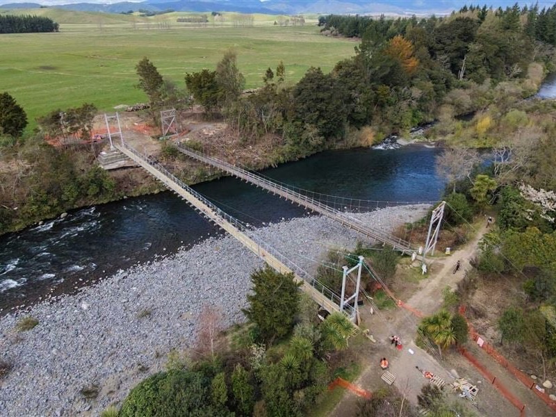 IVL-funded Tongariro bridge named Te Tauranga o Waikari
